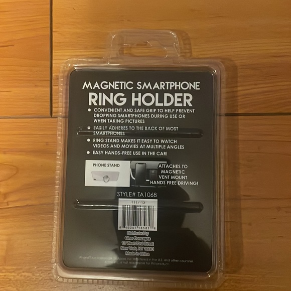🎉Magnetic Smartphone ring holder for cell phone in silver - Picture 2 of 3